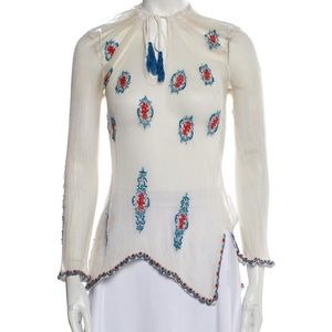 LETARTE cover up/ sheer top